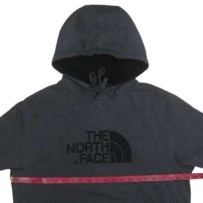 The North Face Men's Grey Pullover Hoodie L Regular Fit Fleece