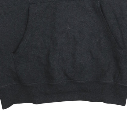 The North Face Men's Grey Pullover Hoodie L Regular Fit Fleece