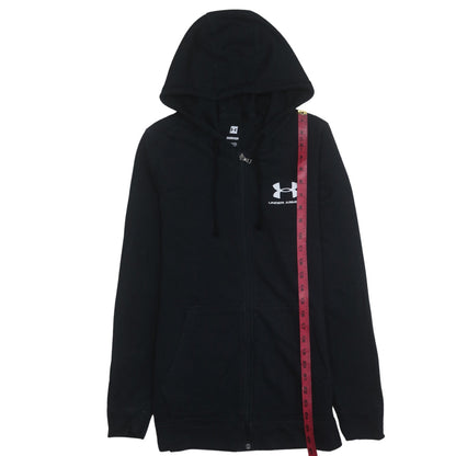 Under Armour Men's Black Small Full Zip Hoodie Sweatshirt