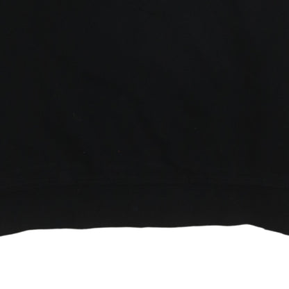 Vans Womens Black Small Pullover Sweatshirt Off The Wall Logo