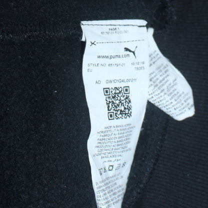 Puma Womens Black Pullover Hoodie Size 14 Logo Casual Sweatshirt