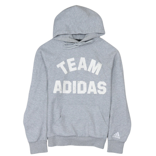 Mens UK Size S adidas Grey Pullover Hoodie