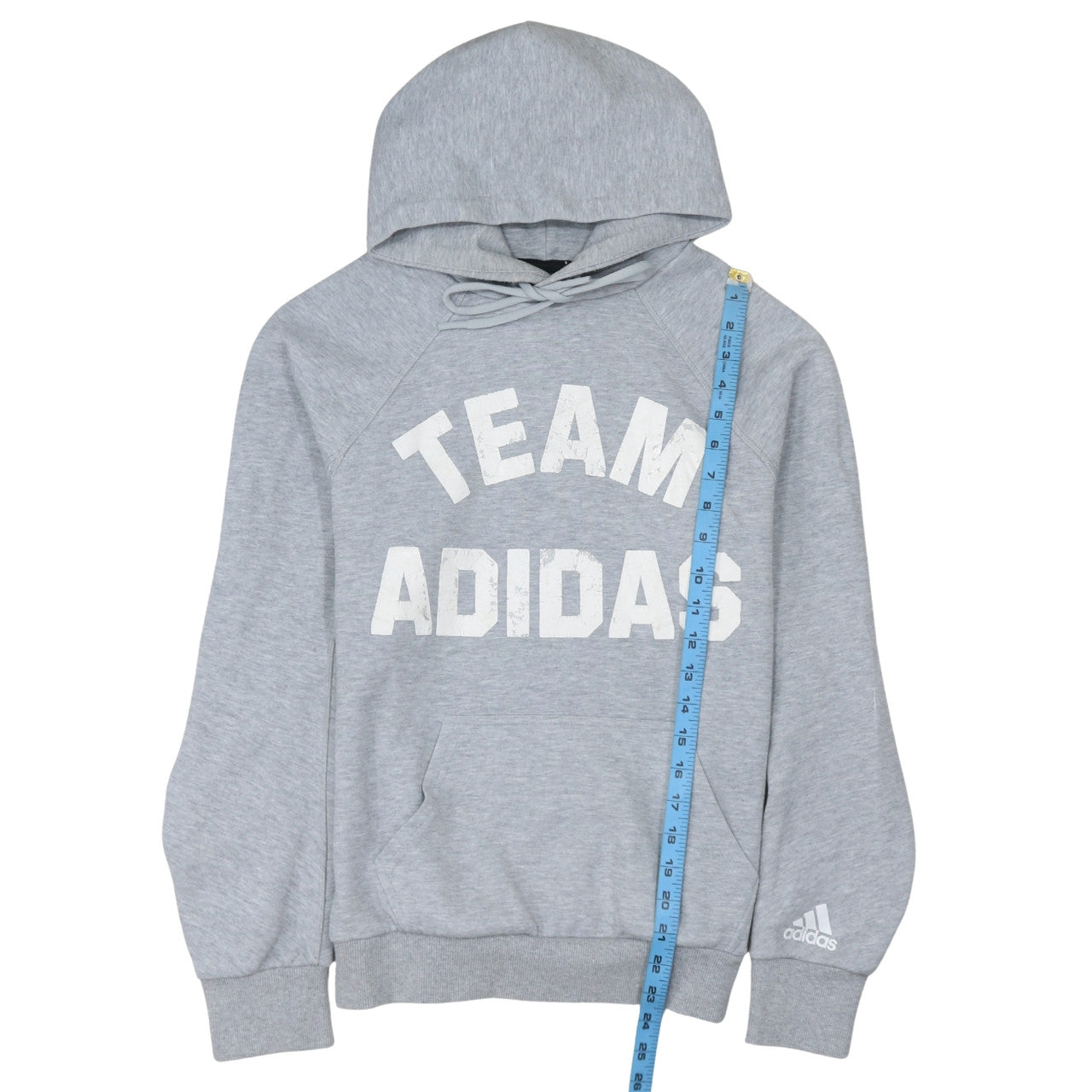 Mens UK Size S adidas Grey Pullover Hoodie