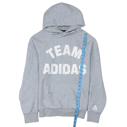 Mens UK Size S adidas Grey Pullover Hoodie
