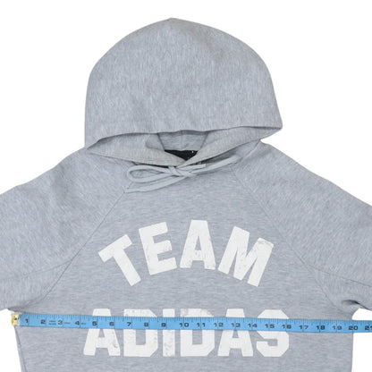 Mens UK Size S adidas Grey Pullover Hoodie