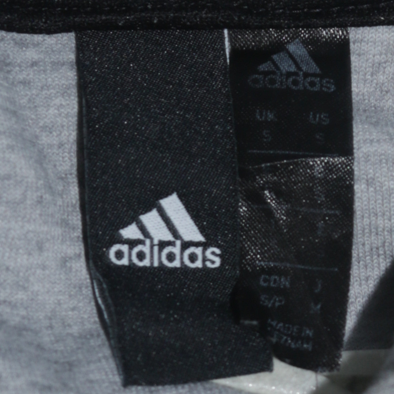 Mens UK Size S adidas Grey Pullover Hoodie