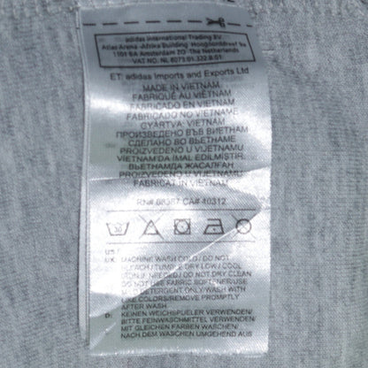 Mens UK Size S adidas Grey Pullover Hoodie
