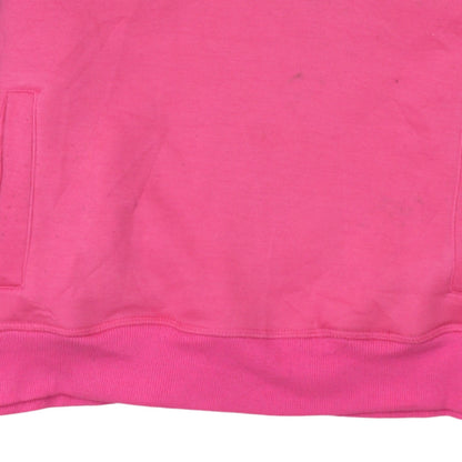 Lee Cooper Women Navy Pink Pullover Hoodie Size 16 Cotton Blend