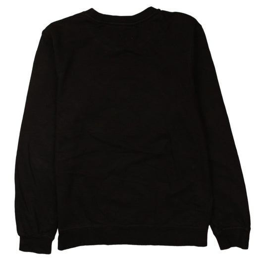 Calvin Klein Jeans Men's Black Logo Crew Neck Sweatshirt M