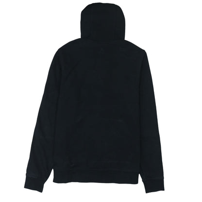 Nike Men's Black Pullover Hoodie Medium Logo Print Sweatshirt
