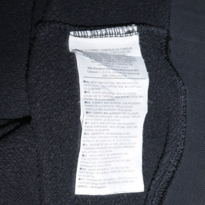 Nike Men's Black Pullover Hoodie M Logo Fleece Sportswear