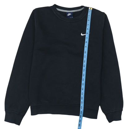 Nike Men's Black Small Crew Neck Pullover Sweatshirt