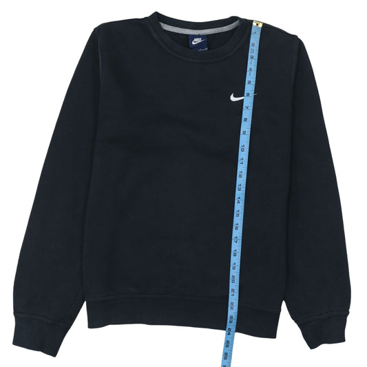 Nike Men's Black Small Crew Neck Pullover Sweatshirt