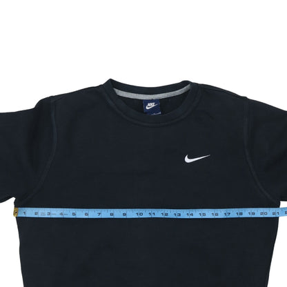 Nike Men's Black Small Crew Neck Pullover Sweatshirt