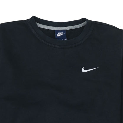 Nike Men's Black Small Crew Neck Pullover Sweatshirt