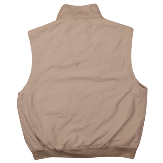 Andrea Borsani Men's Beige Cotton Waistcoat Bodywarmer Size 50