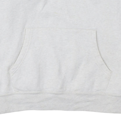 Gap Men's White XL Pullover Hoodie Fleece Sweatshirt Logo