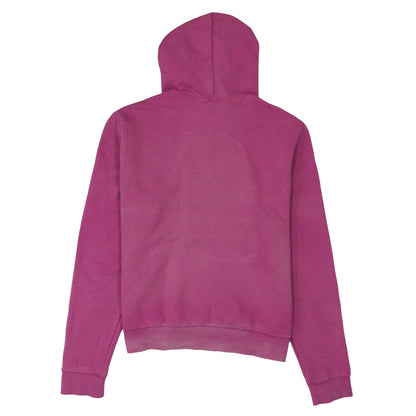 Reebok Women's Pink Pullover Hoodie - Medium Cotton Blend