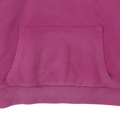 Reebok Women's Pink Pullover Hoodie - Medium Cotton Blend