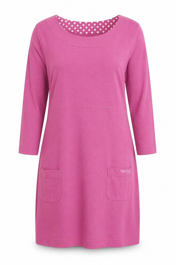 Weird Fish Womens Pink Size 14 Shift Knee Length Dress