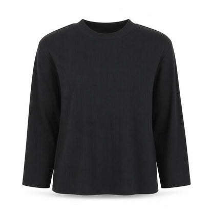 ONLY Maternity Black Mock Neck Long Sleeve Jersey Top Size L