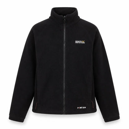 Regatta Women's Black Fleece Zip Jacket Size 14