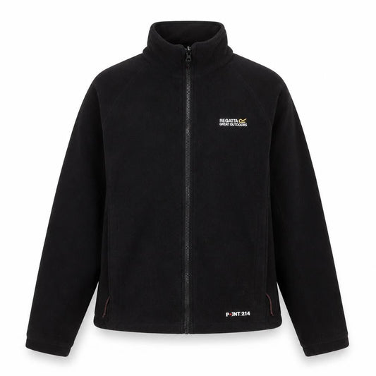 Regatta Women's Black Fleece Zip Jacket Size 14