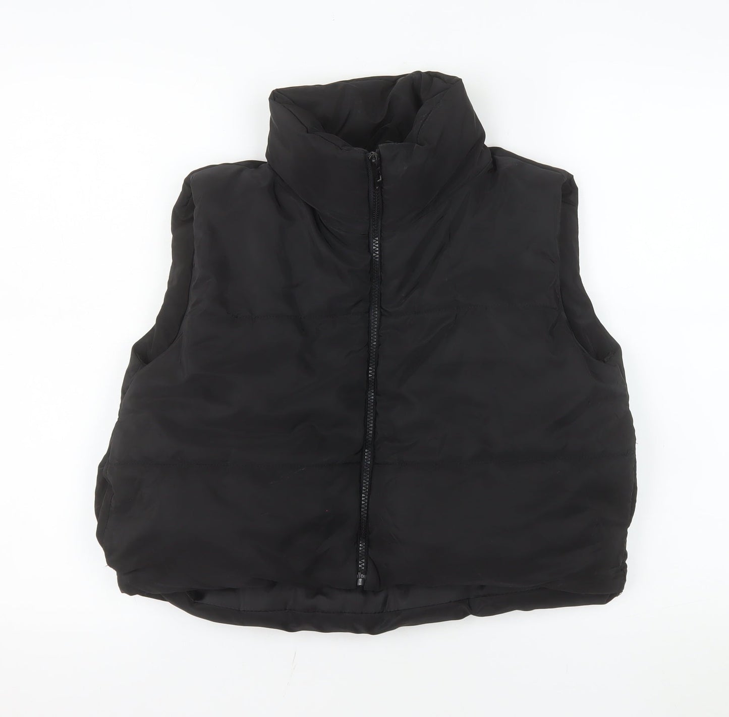 Rising Women Black S Puffer Waistcoat Lightweight Quilted Gilet