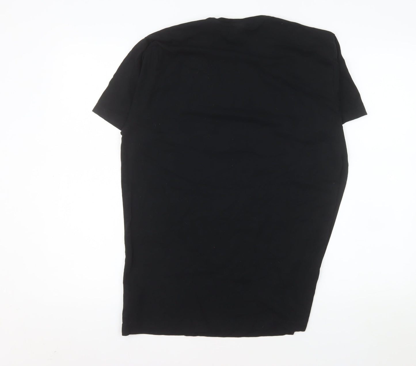 Peacocks Men’s Black Star Wars Death Star Graphic Cotton T-Shirt Size L
