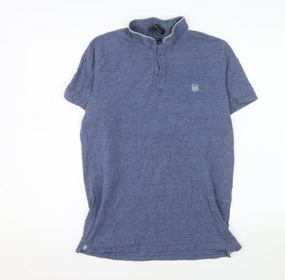 The Kooples Sport Men Blue Slim Fit Polo Shirt Size L