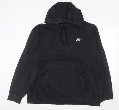 Nike Men's Black Pullover Hoodie 3XL Regular Fit Fleece Sportswear