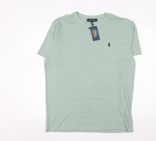 Ralph Lauren Men’s Green 3XL Cotton Short Sleeve Crew Neck T-Shirt