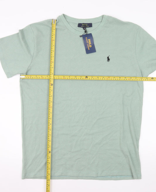 Ralph Lauren Men’s Green 3XL Cotton Short Sleeve Crew Neck T-Shirt