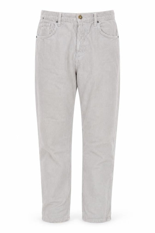 Topshop Women’s Grey Corduroy Chino Trousers Size 12 Regular
