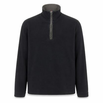 Hugo Boss Men’s Black 1/2 Zip Cotton Pullover Sweatshirt Size L