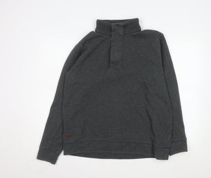 Designers at Debenhams Mens Grey High Neck Knit Pullover Sweatshirt L