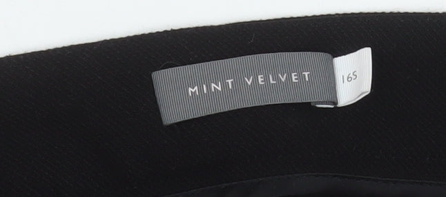 Mint Velvet Black Cotton Blend Women's Cargo Trousers Size 10