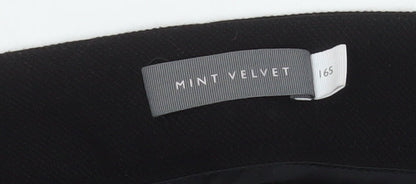 Mint Velvet Black Cotton Blend Women's Cargo Trousers Size 10