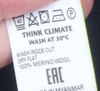 Mens UK Size M Marks and Spencer Black Pullover Jumper