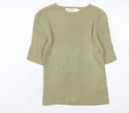 Womens UK Size M Paramour Collection Beige Pullover Jumper