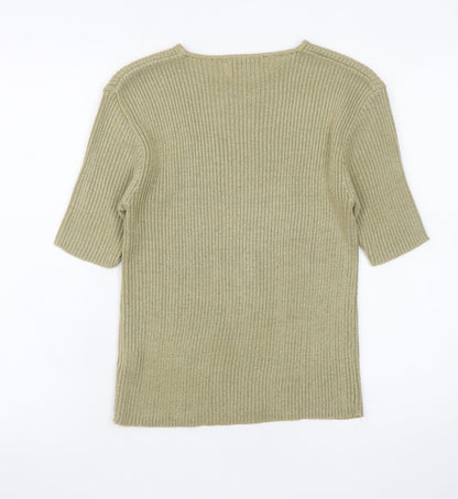 Womens UK Size M Paramour Collection Beige Pullover Jumper