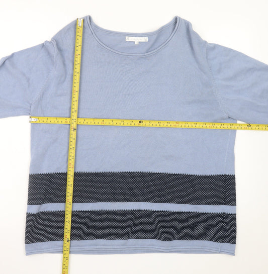 Womens UK Size 16 Lakeland Blue Pullover Jumper