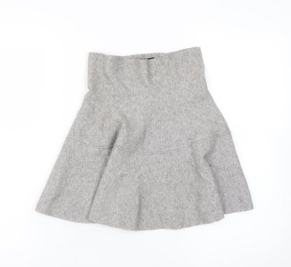 Womens UK Size S Zara A-Line Knit Skirt