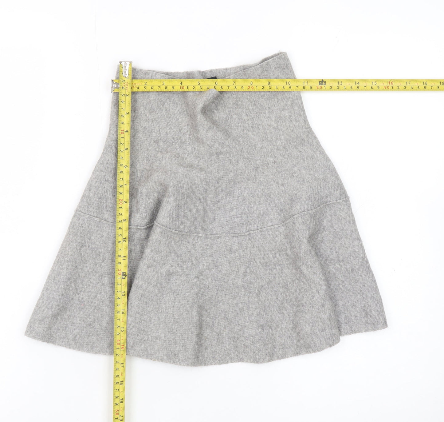 Womens UK Size S Zara A-Line Knit Skirt