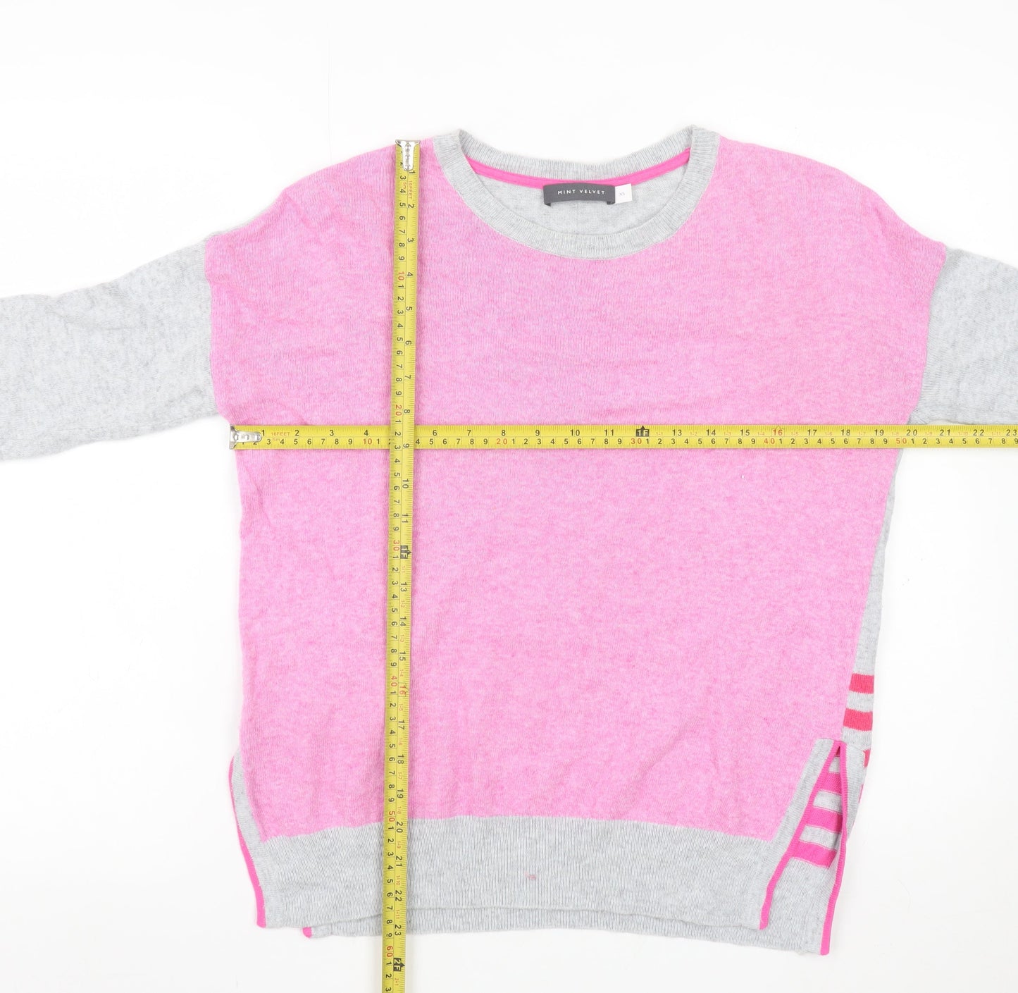 Womens UK Size XS Mint Velvet Pink Pullover Jumper