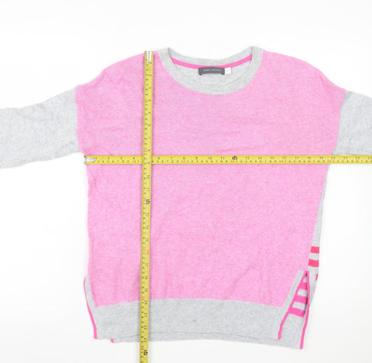 Womens UK Size XS Mint Velvet Pink Pullover Jumper
