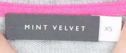Womens UK Size XS Mint Velvet Pink Pullover Jumper