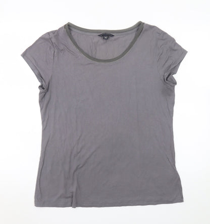 Womens UK Size XL Banana Republic Grey Basic T-Shirt