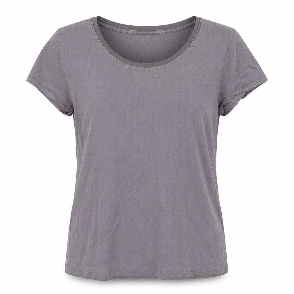 Womens UK Size XL Banana Republic Grey Basic T-Shirt
