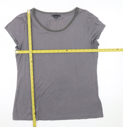 Womens UK Size XL Banana Republic Grey Basic T-Shirt